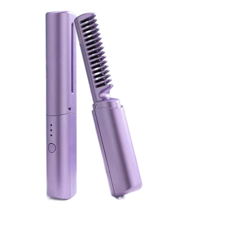 Rechargeable Mini Hair Straightener Comb 3