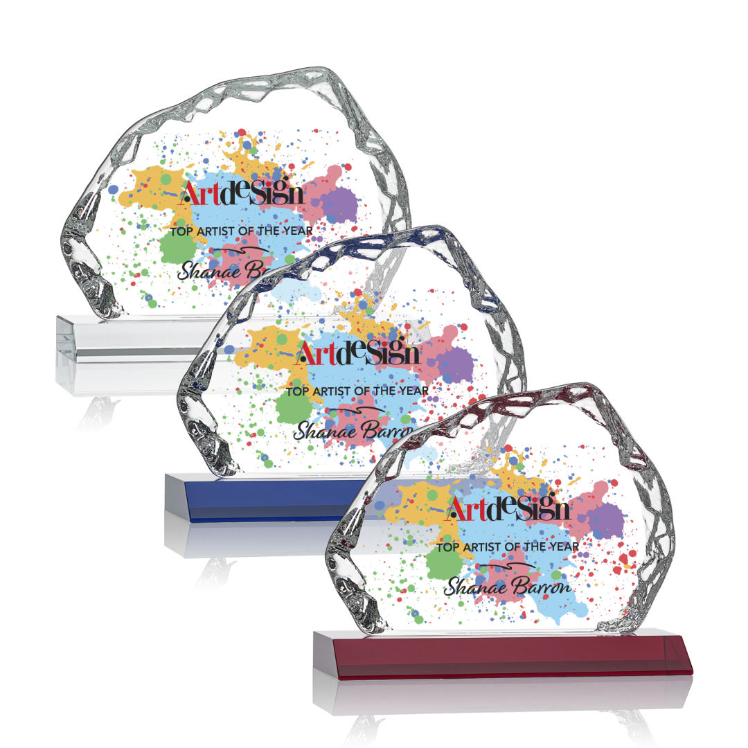 Aspen Iceberg VividPrint™ Award on Base
