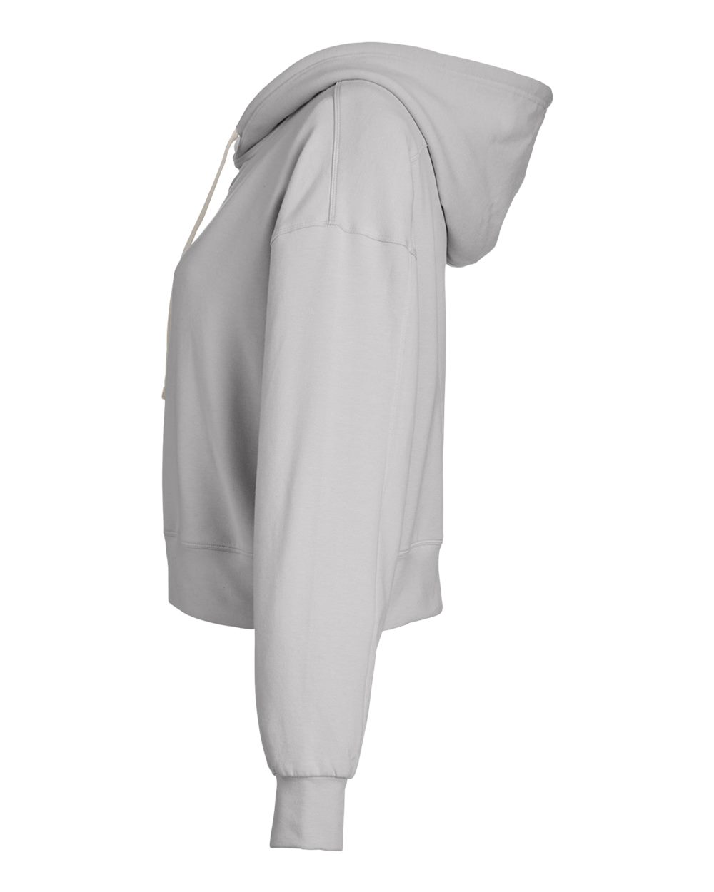 Women's Vintage Oversized Cropped Hooded Sweatshirt - PDP1725 16