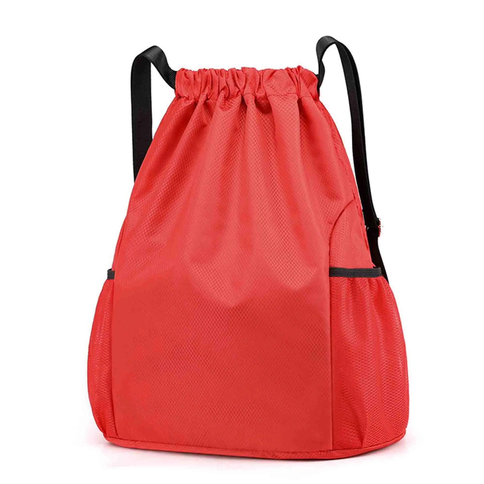 Waterproof Mesh Pocket Drawstring Backpack 9