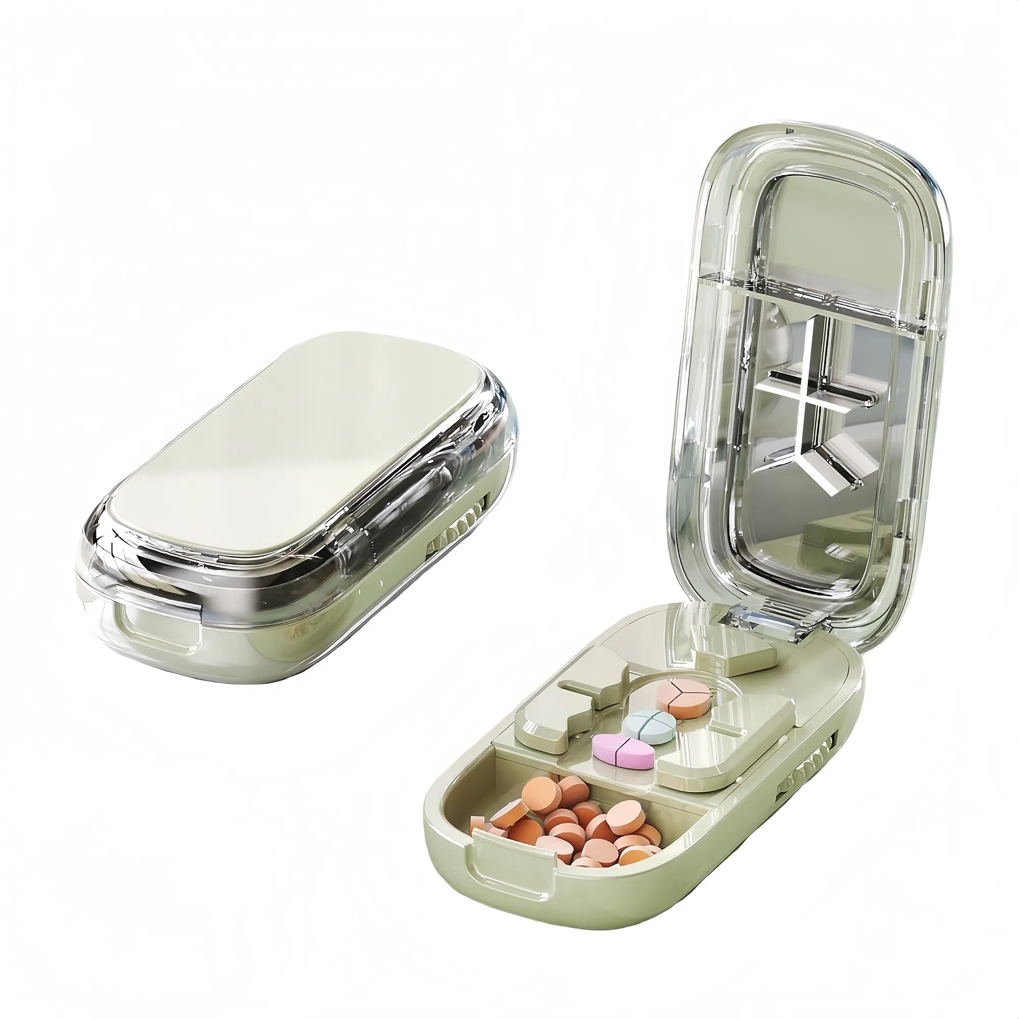 ABS Pill Cutter And Organizer Box 2