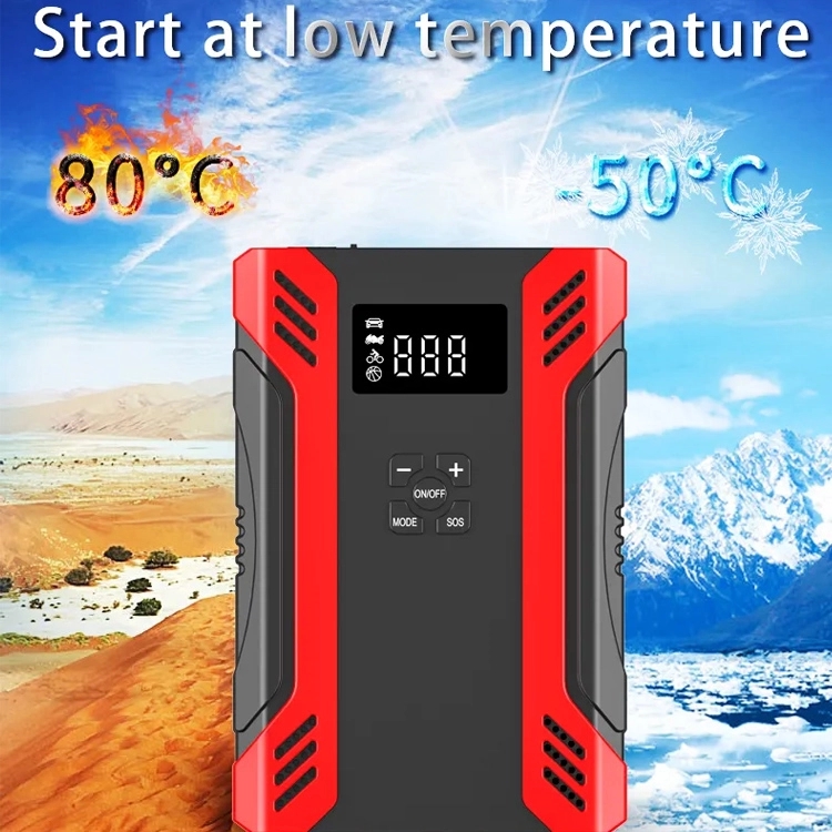 Potable Jump Starter with Air Compressor 6