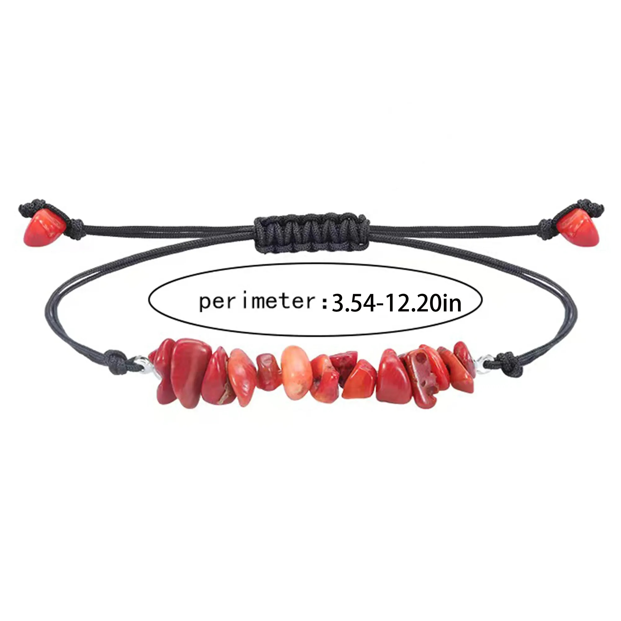 Crushed Crystal Raw Stone Bracelet 2