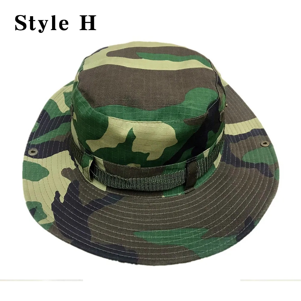 Wholesale Custom LOGO UPF50+ Boonie Hats Wide Brim Hiking 12