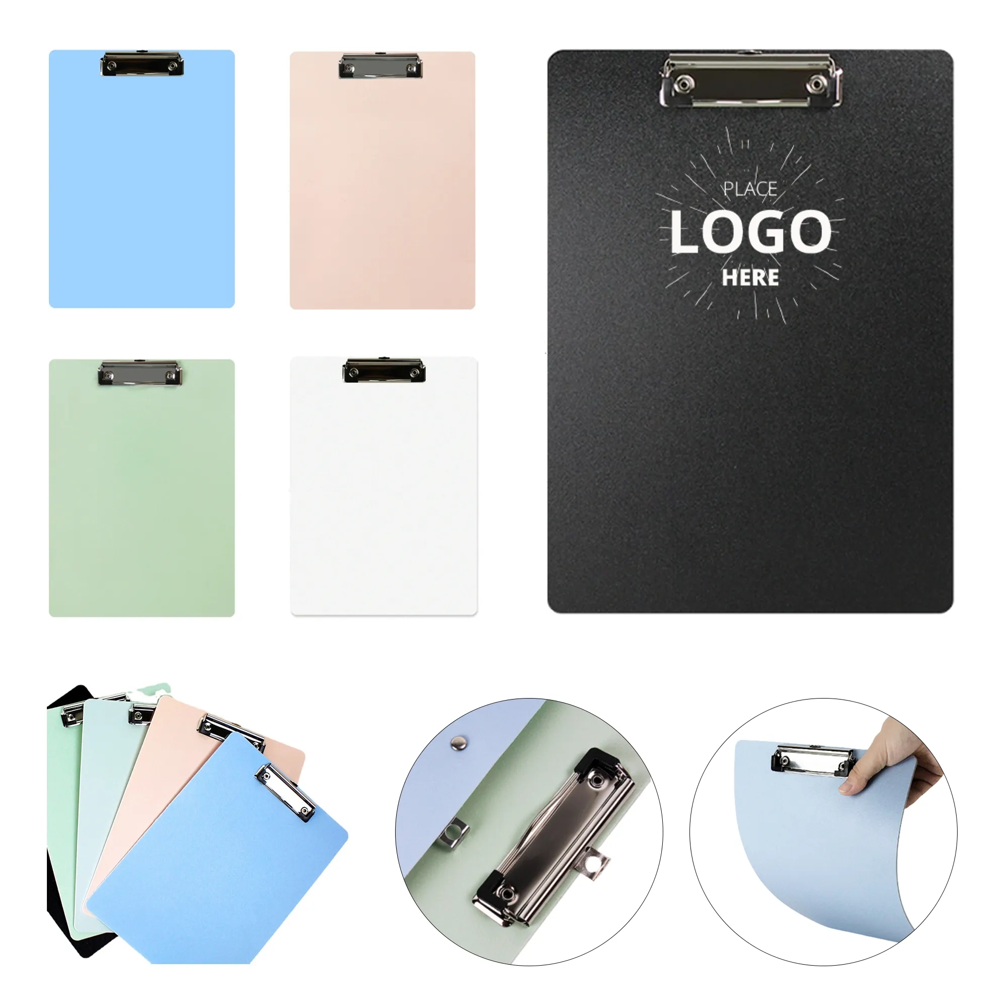 A4 File Writing Board Clipboard with Metal Clip 7