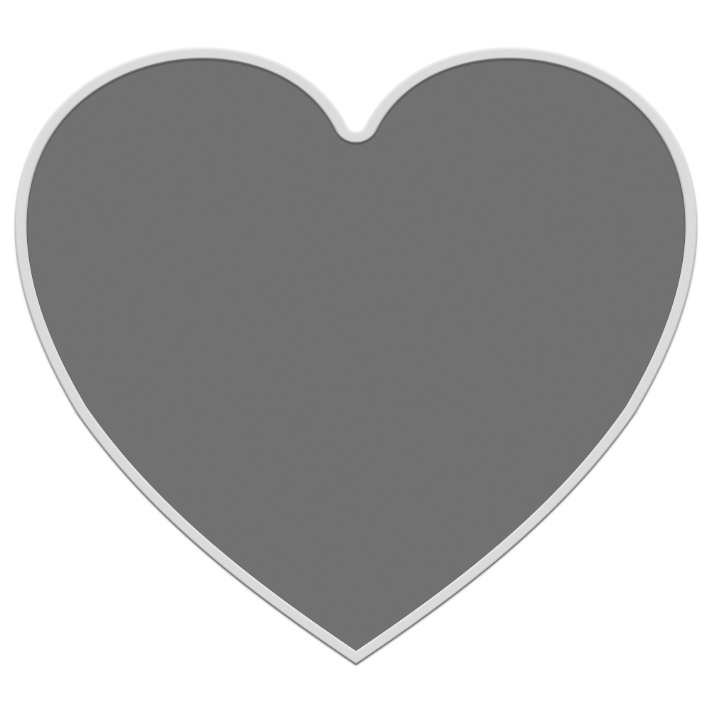Express Vibraprint 1-3/8" x 1-1/4" Heart Lapel Pin & Magnet Back 10