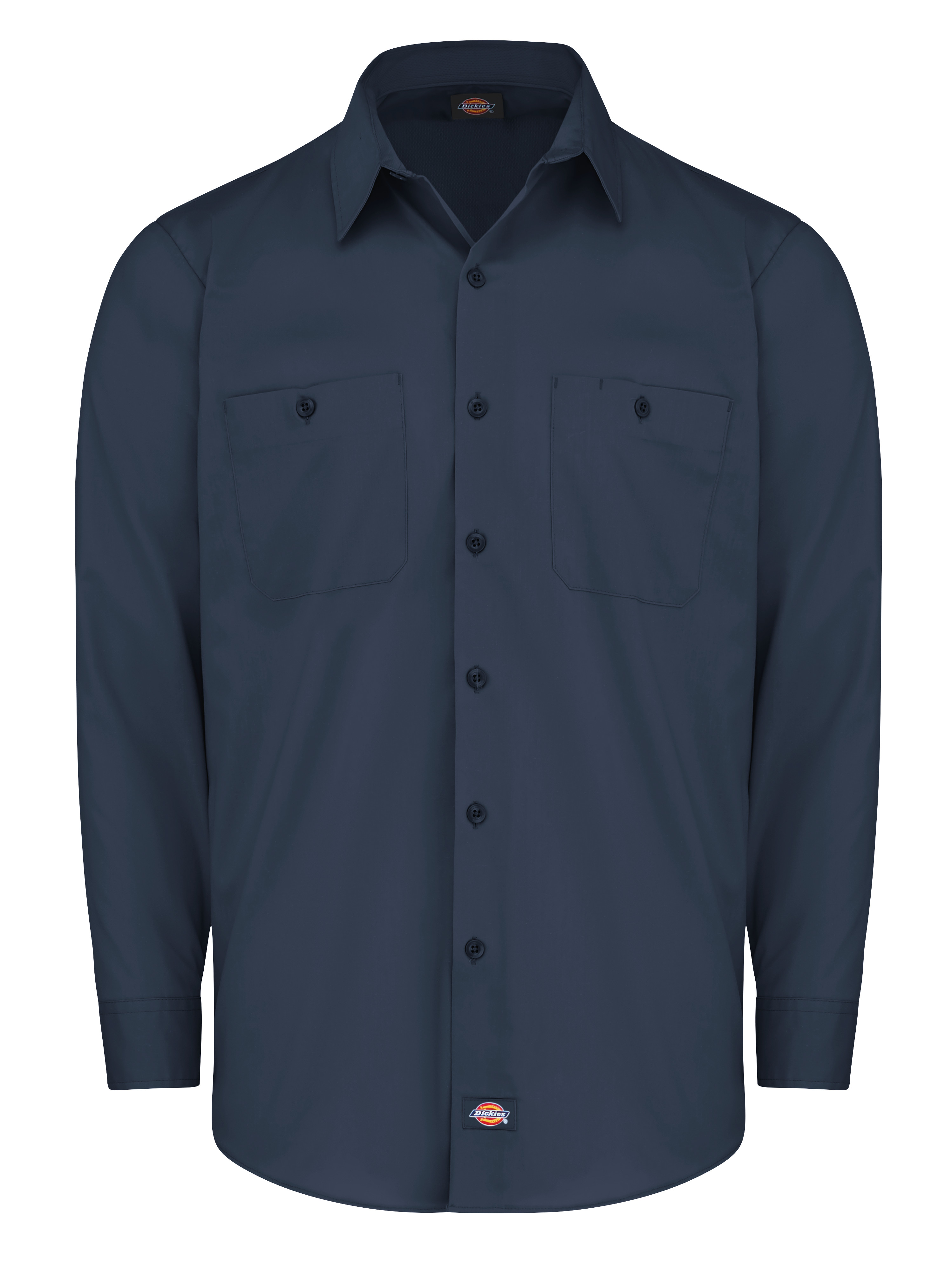 Dickies® Men's Industrial WorkTech Ventilated Long-Sleeve Work Shirt With Cooling Mesh 7