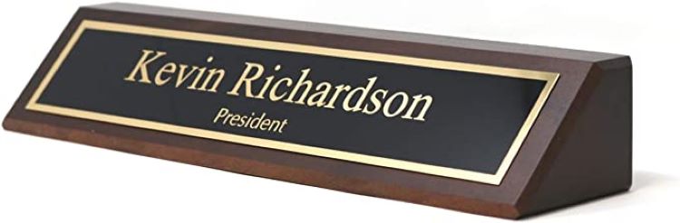 Roma Desk Name Wedge 3
