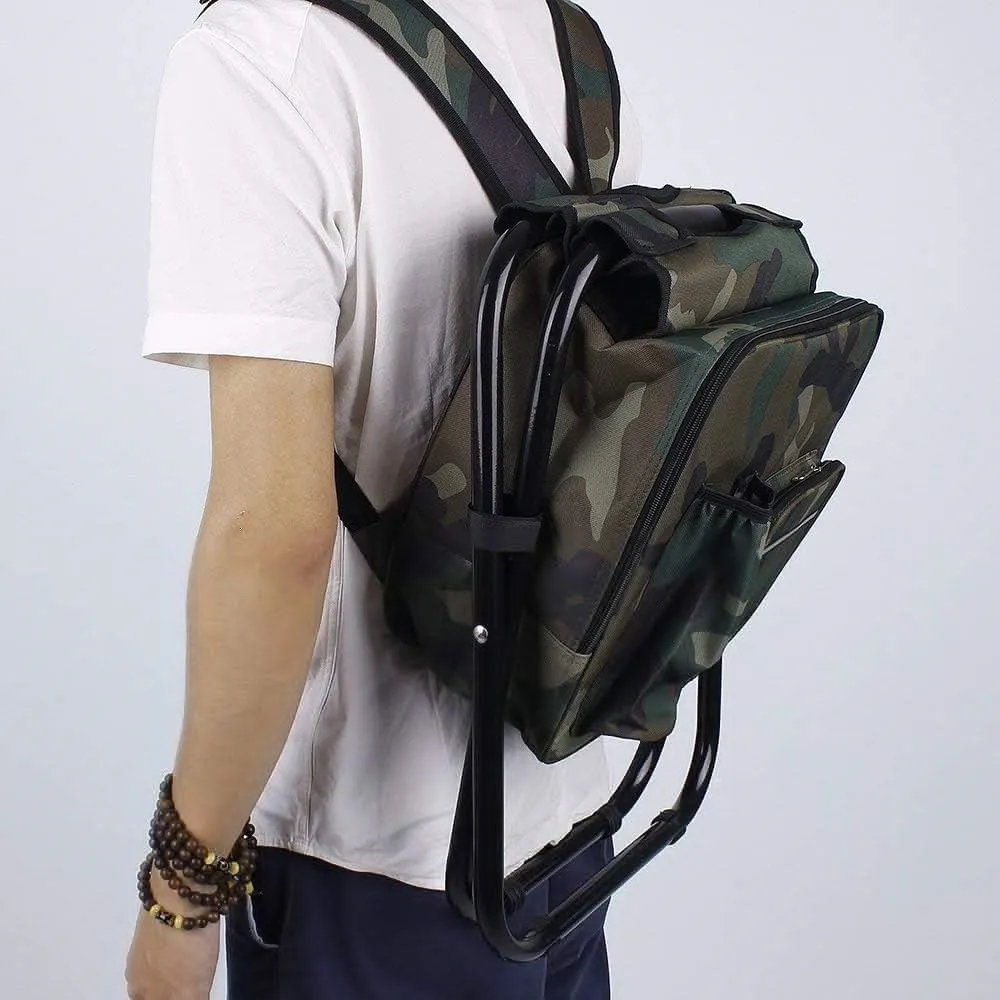3 in 1 Cooler Folding Camping Chair Backpack 1