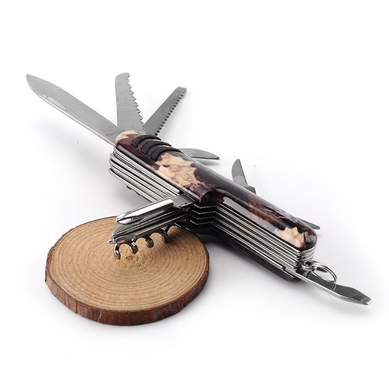 Camouflage Multi-Function Tool Pocket Knife 5
