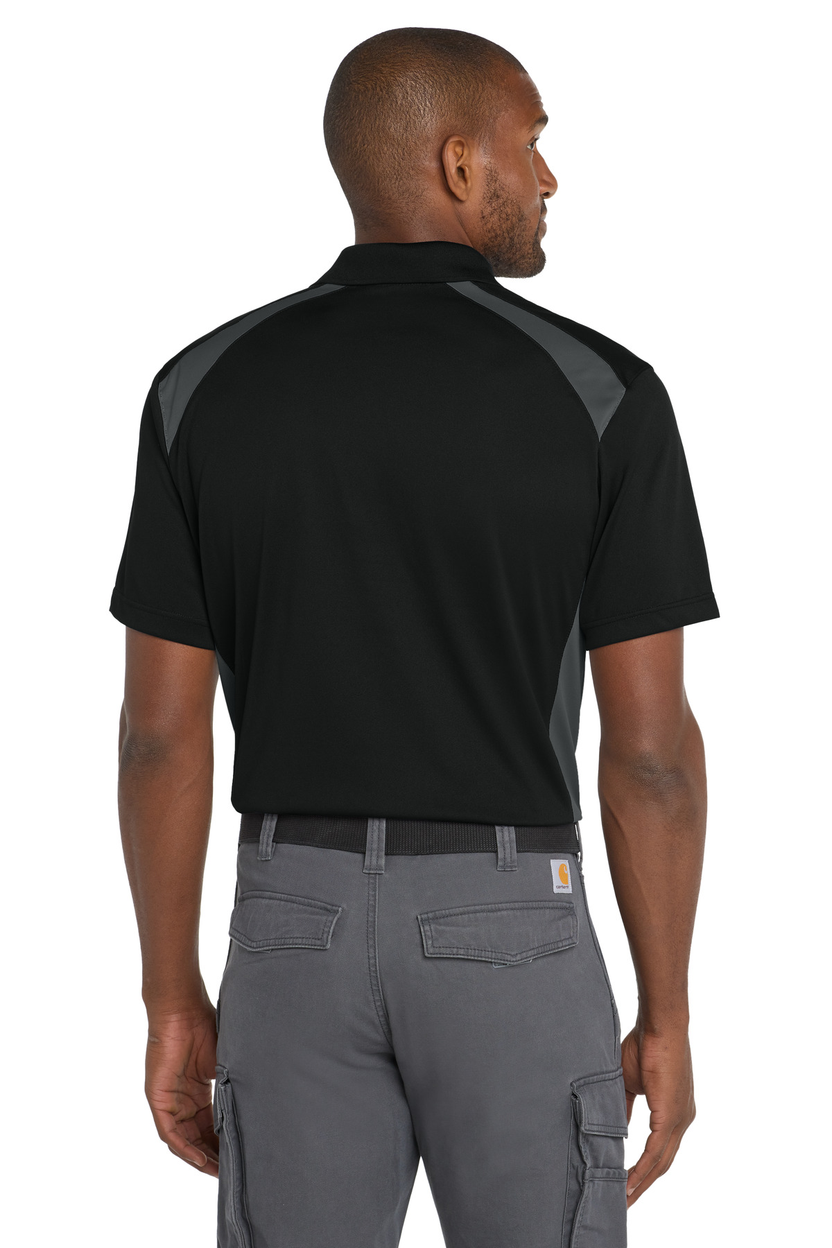 CornerStone Select Snag-Proof Two Way Colorblock Pocket Polo. CS416 8