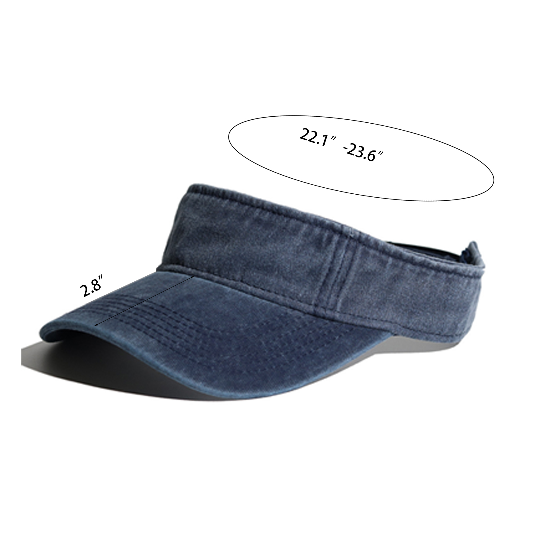 Adjustable Sports Sun Visor Hats Cotton 3