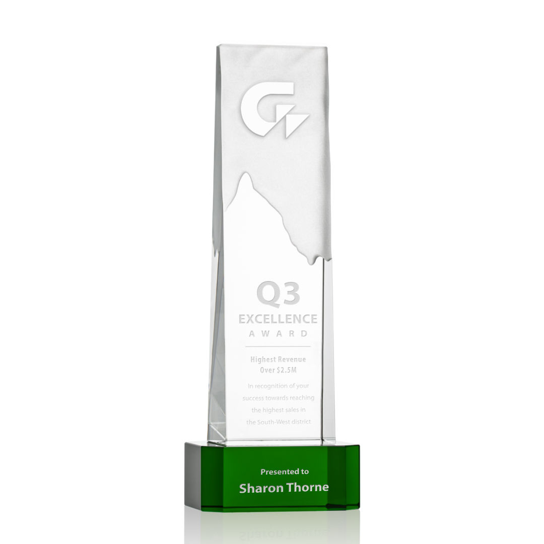 Rushmore Award on Base - Green 3