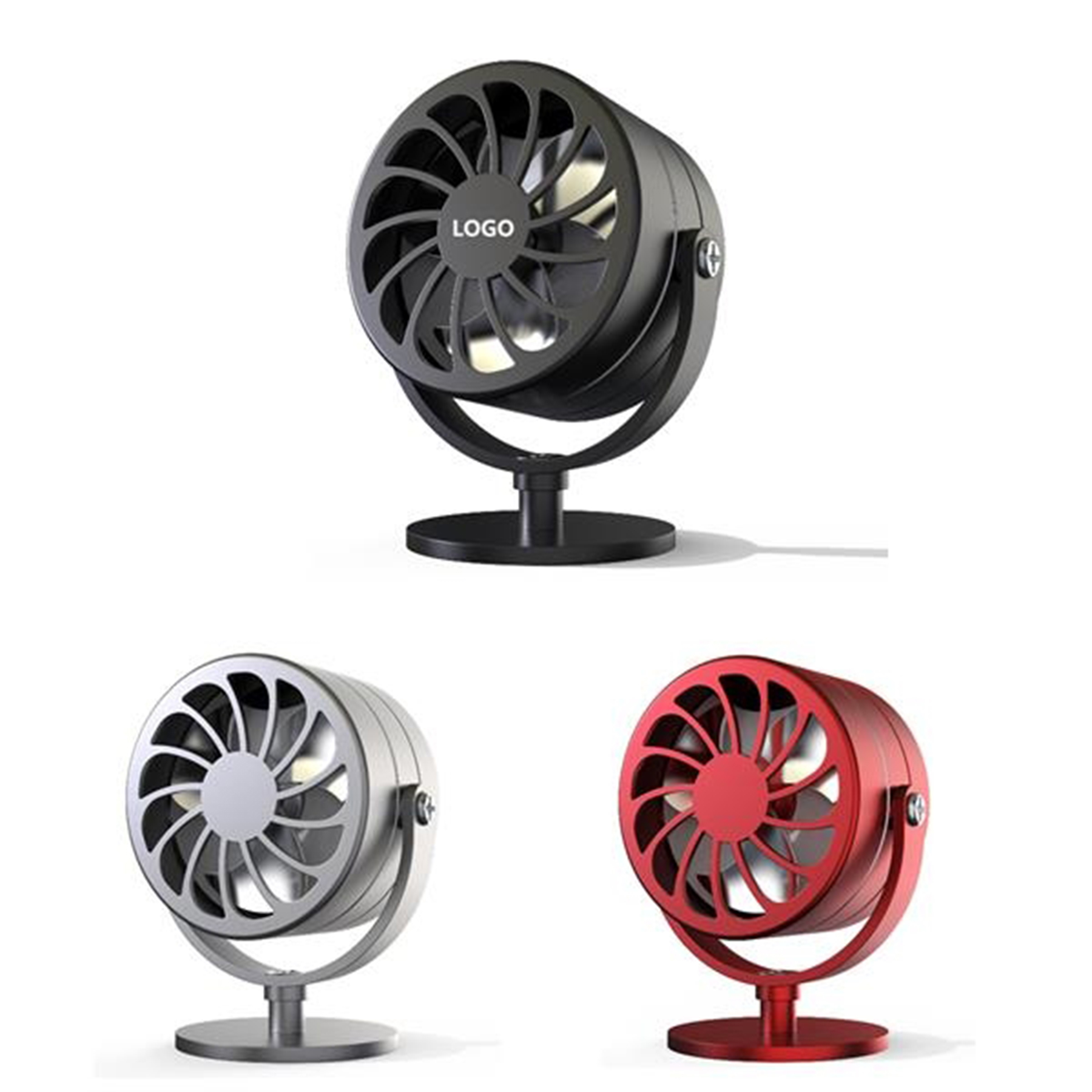 Solar Car Fragrance Diffuser Fan 2