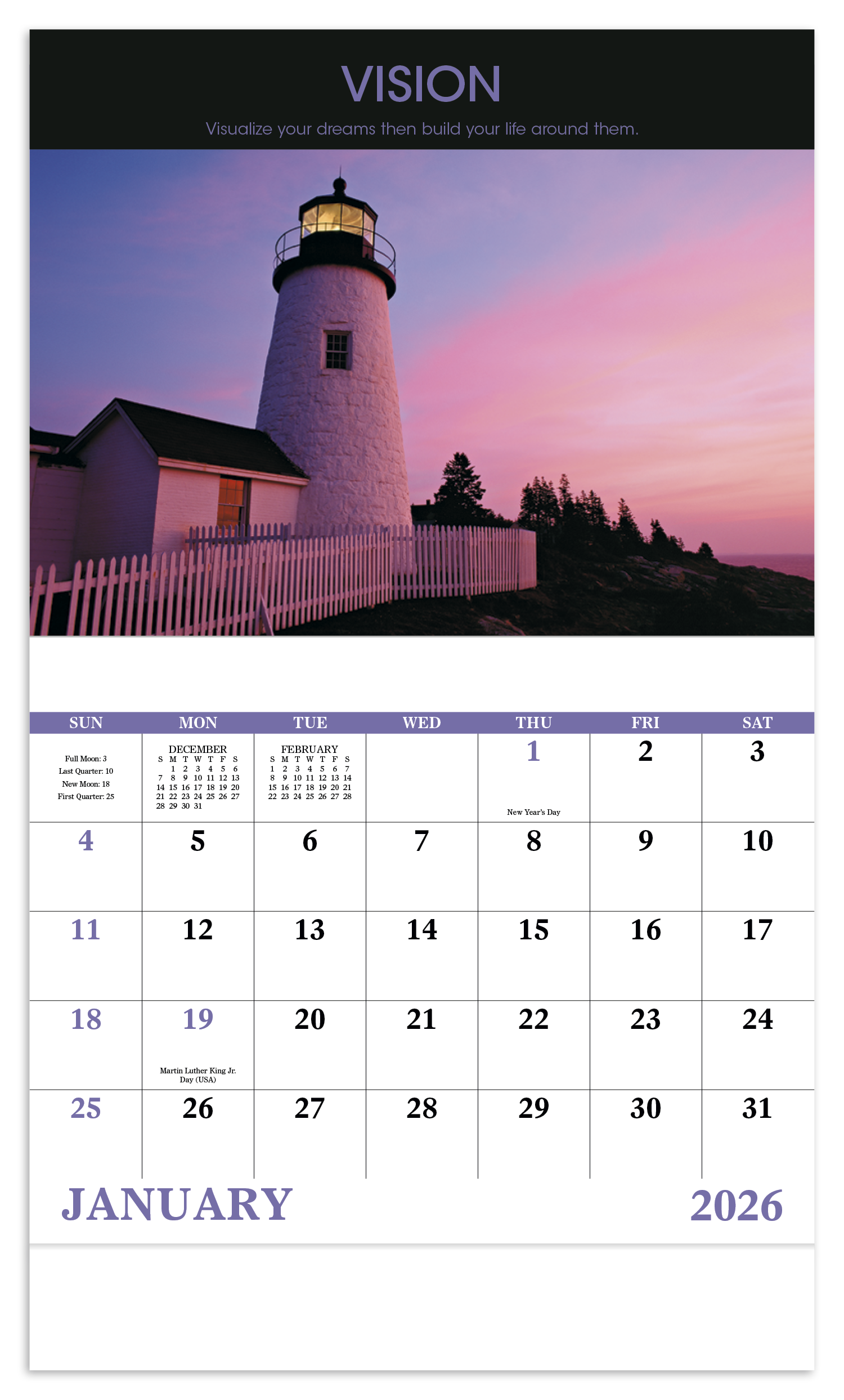 Good Value™ Motivations - Stapled Calendar 11