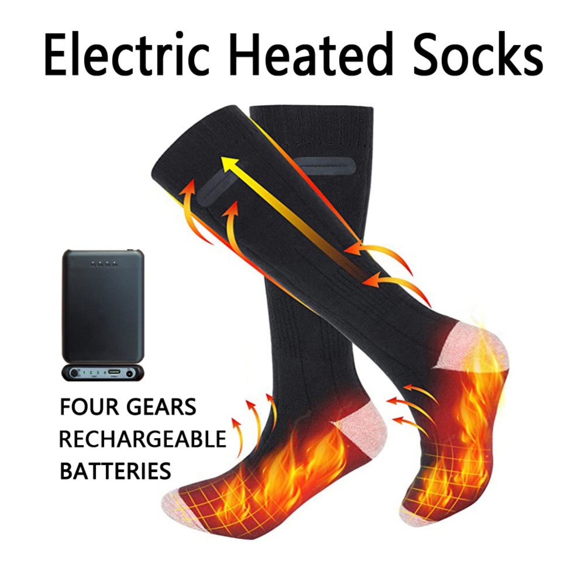 Rechargeable Battery Heating Socks 6