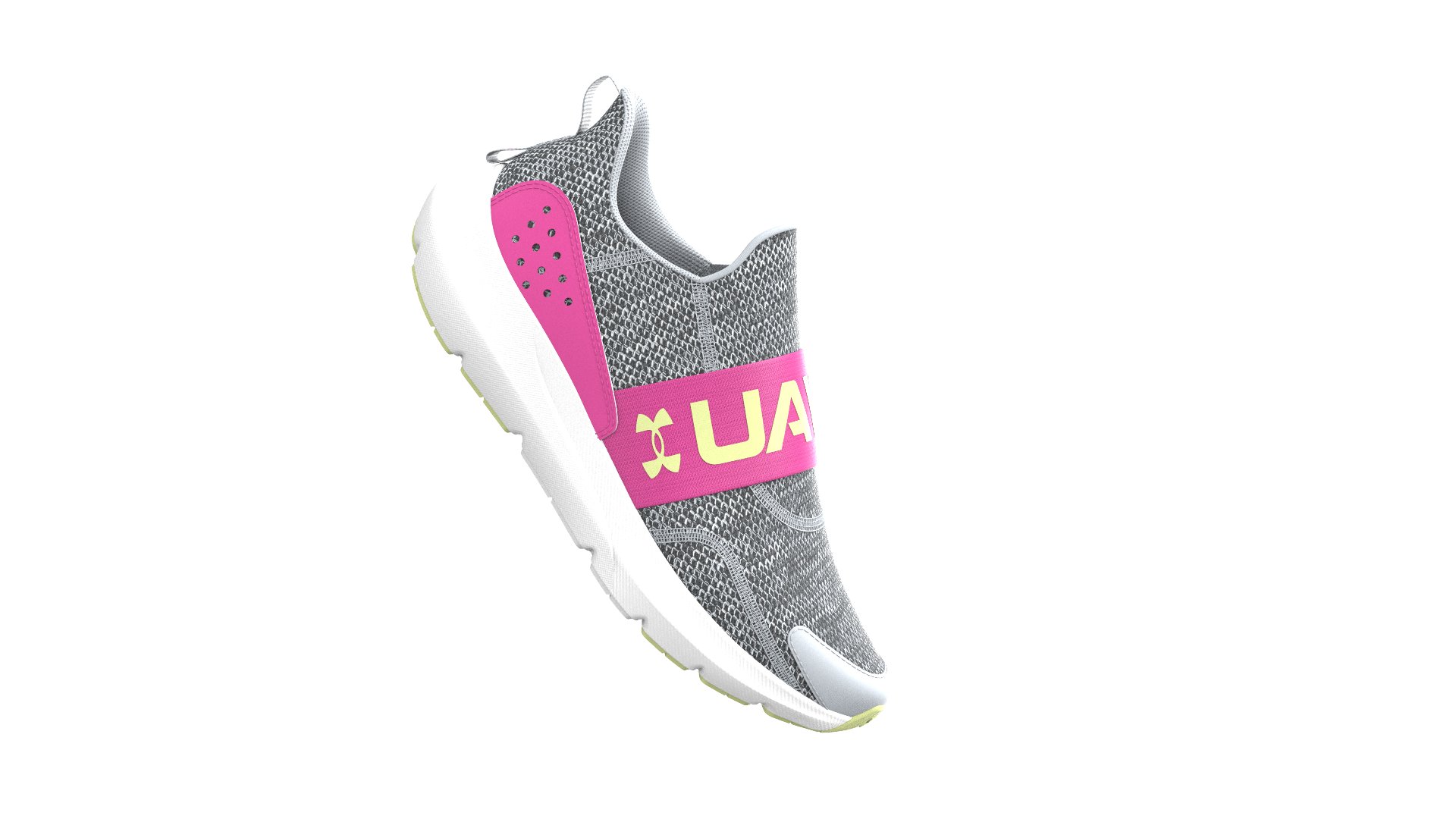 UA Surge 3 Slip Girls' Running Shoes 5