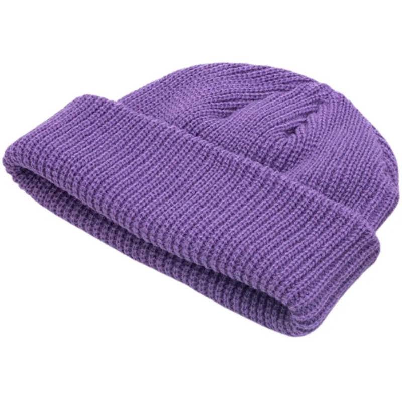 Solid Color Knit Hat 12