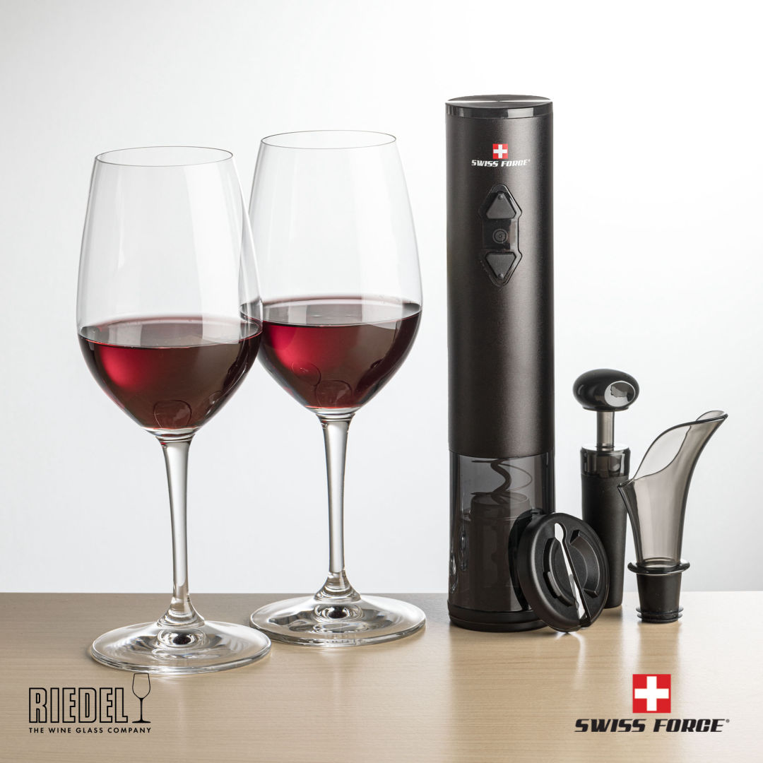 Swiss Force® Opener Set & RIEDEL Oenologue Wine 2
