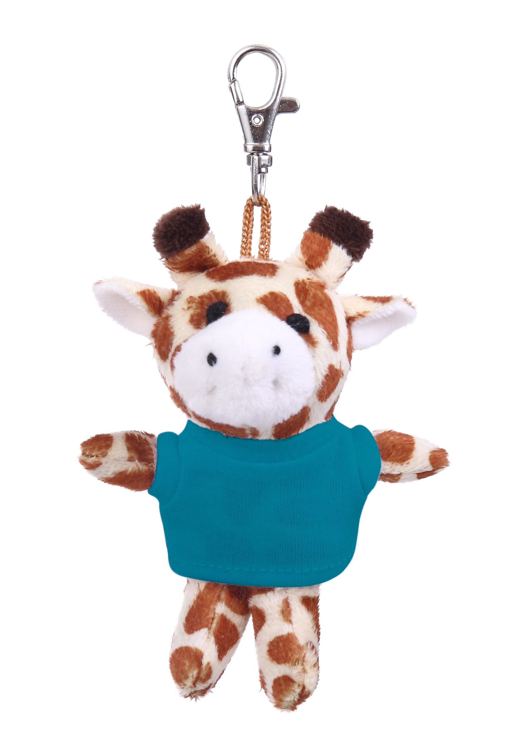 Soft Plush Giraffe Keychain with Tee 12