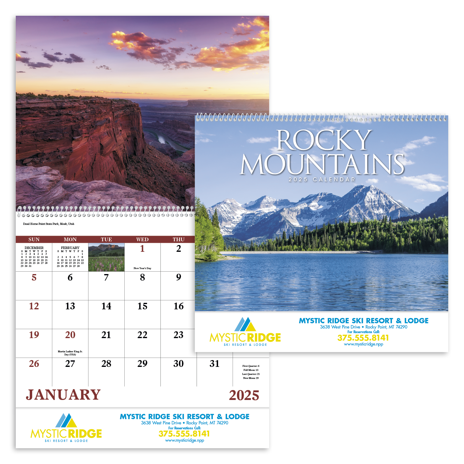 Good Value™ Rocky Mountains - Spiral Calendar 12