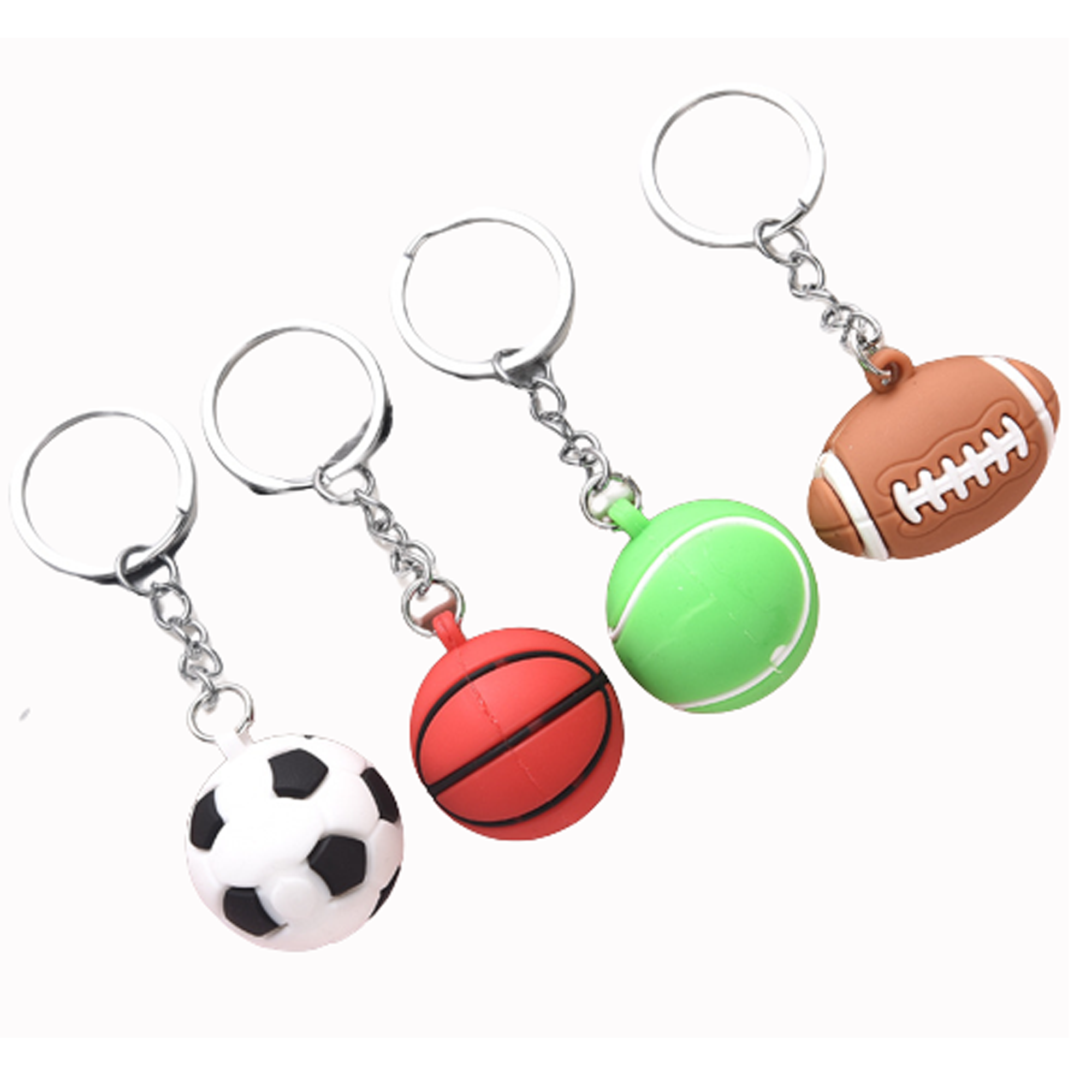 Soft Sports Ball Keychain 4