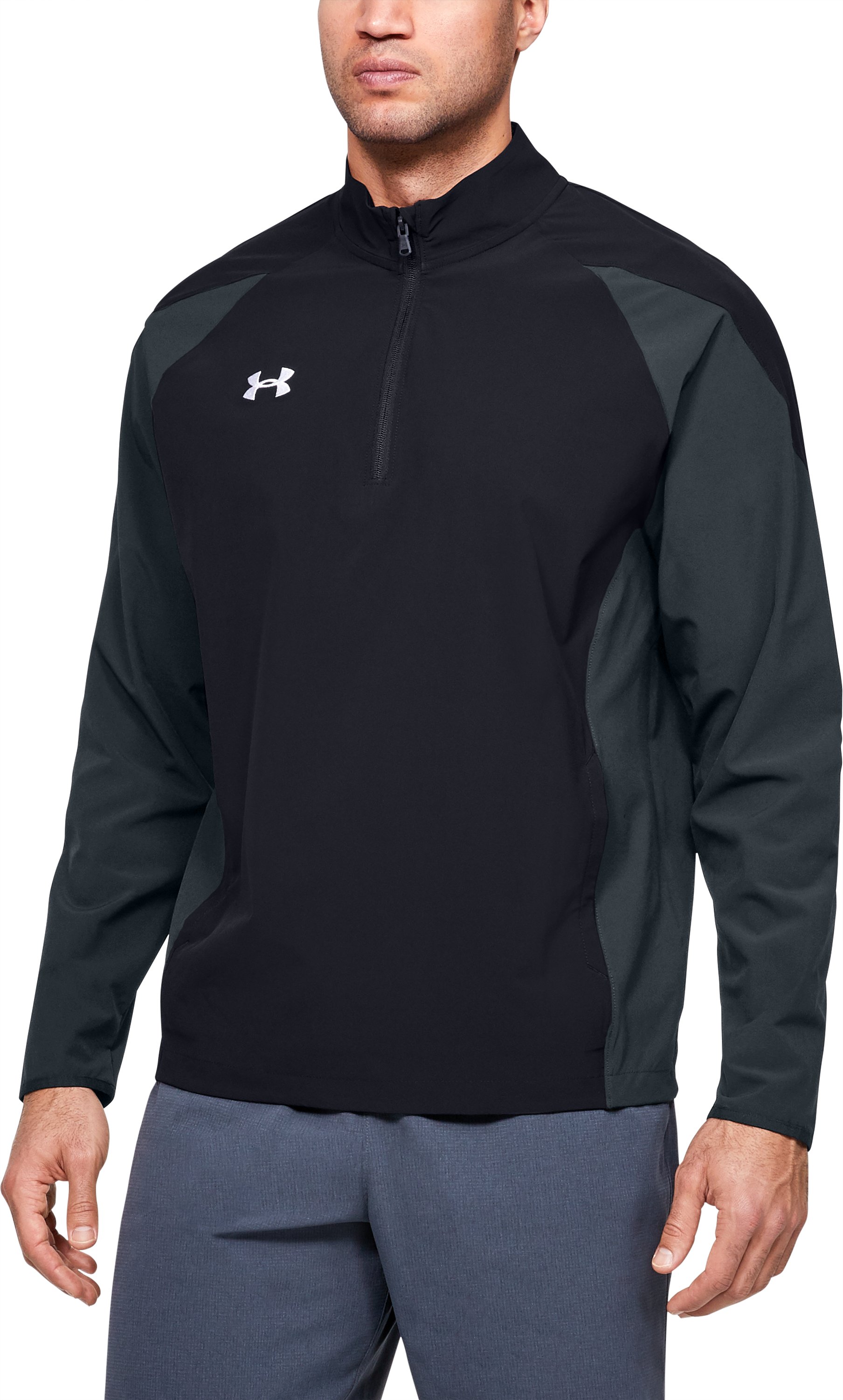 Men's UA Squad Coach's Long Sleeve Zip 7
