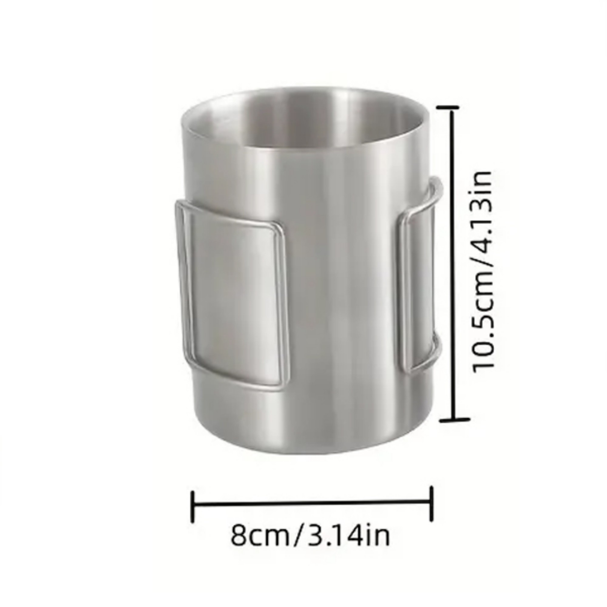 14 oz Stainless Steel Foldable Cup 3