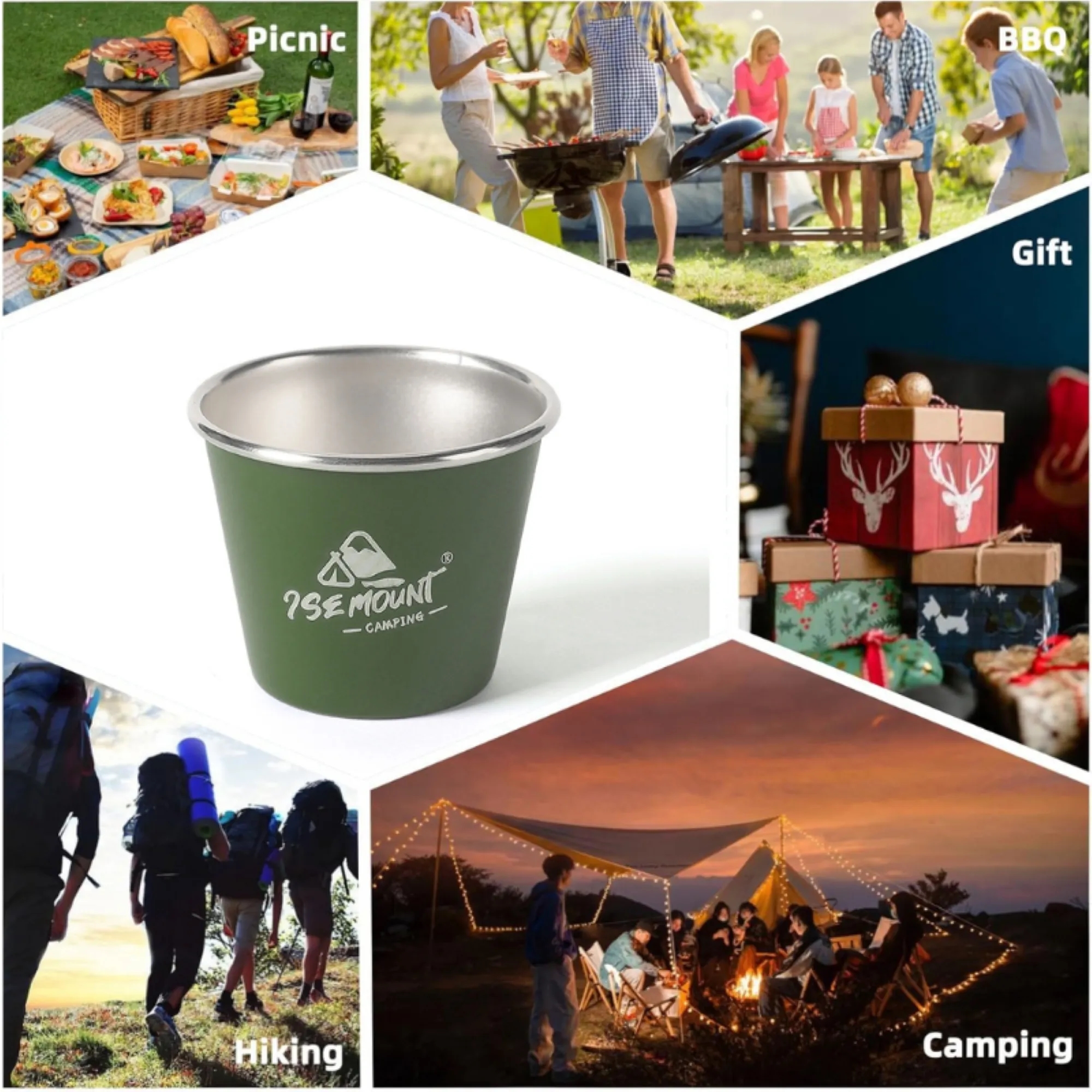 Outdoor Stainless Steel Travel Shot Glass 3
