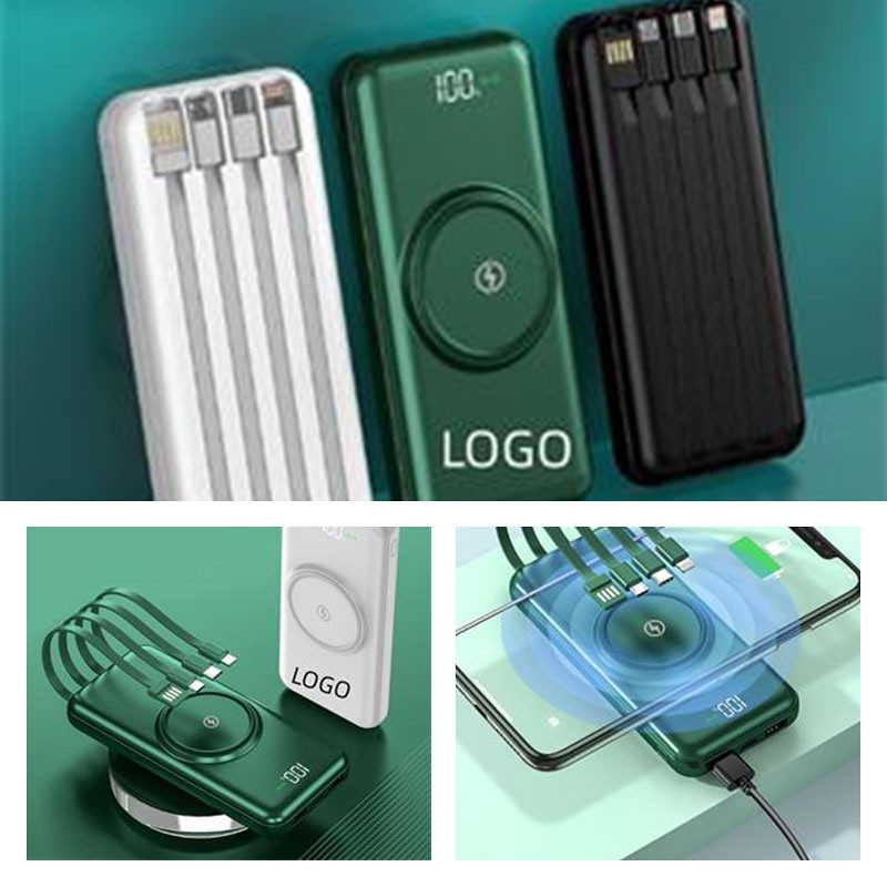 10000mAh Power Bank Wireless Charger 1