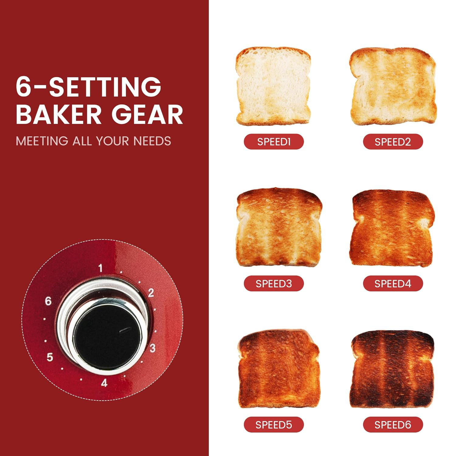 Retro Stainless Steel Toaster 4