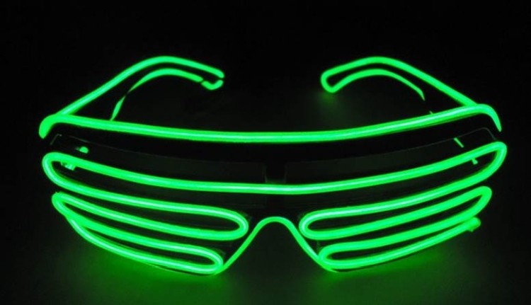 PVC EL Luminous Glasses Flash Glass 2