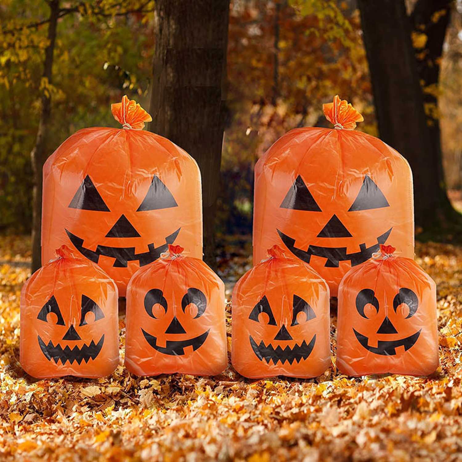 Skeleteen Pumpkin Trash Bag 5