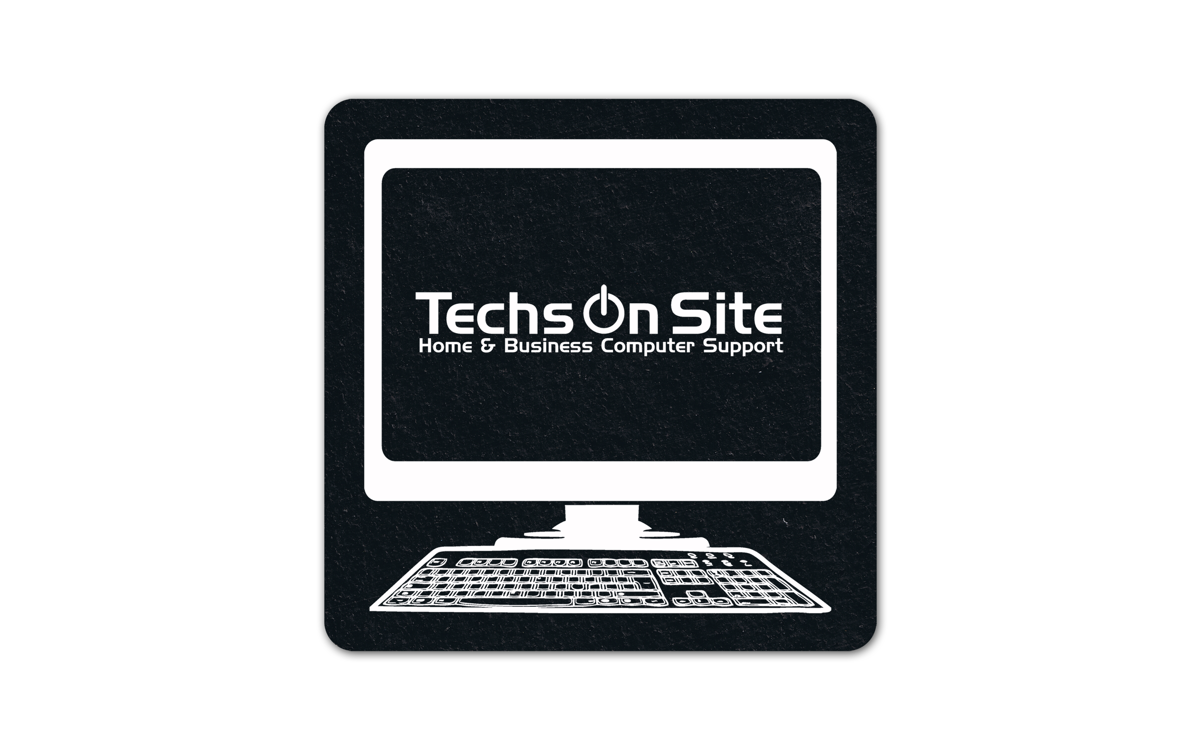 Square Computer Flat Tire Coaster 3