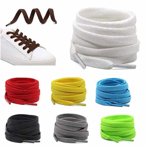 Flat Sneakers Shoelaces Wide Shoes Boot String 4