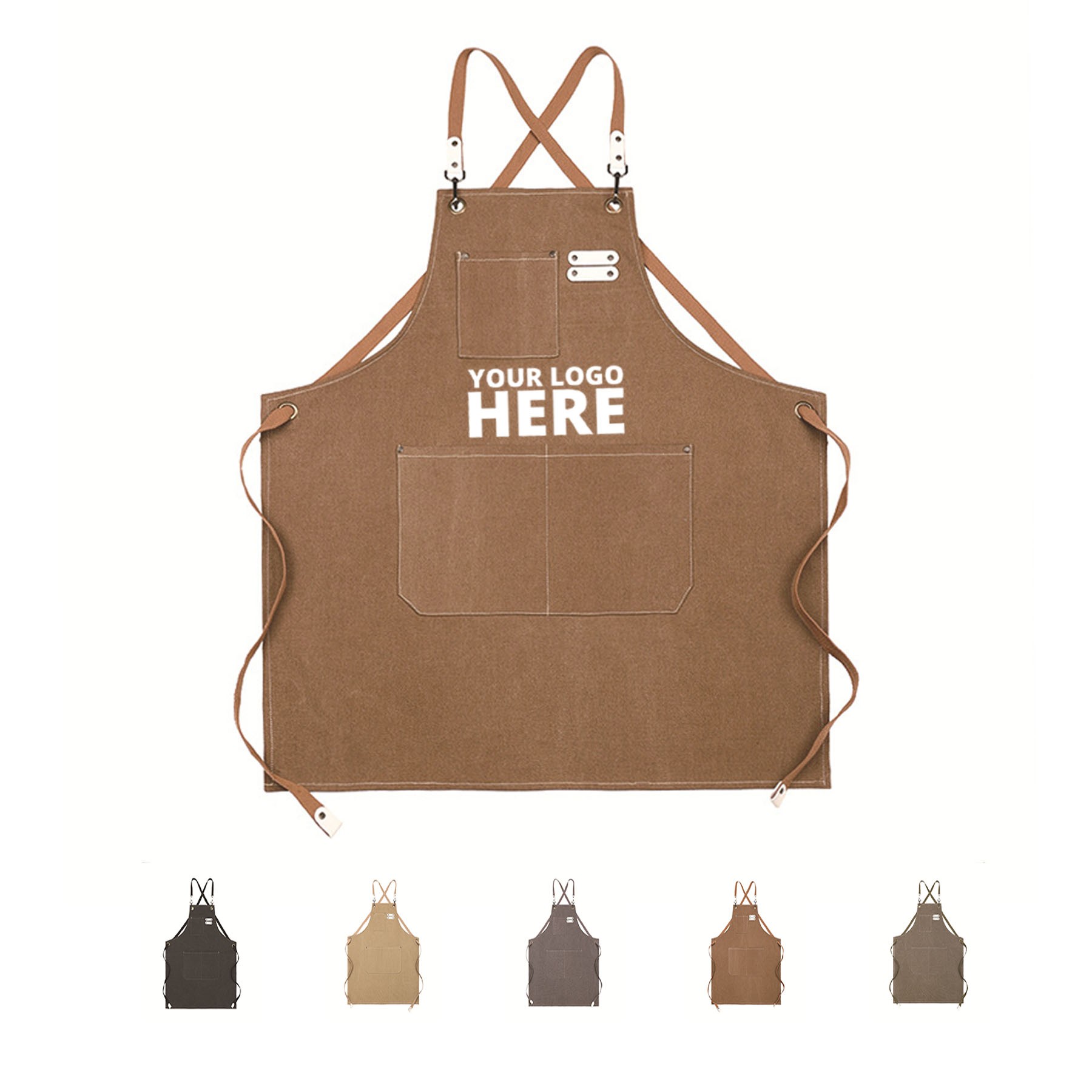Unisex Work Apron With Pocket