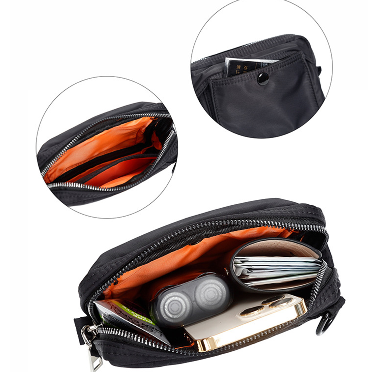 Waist Packs with Adjustable Long Strap 4