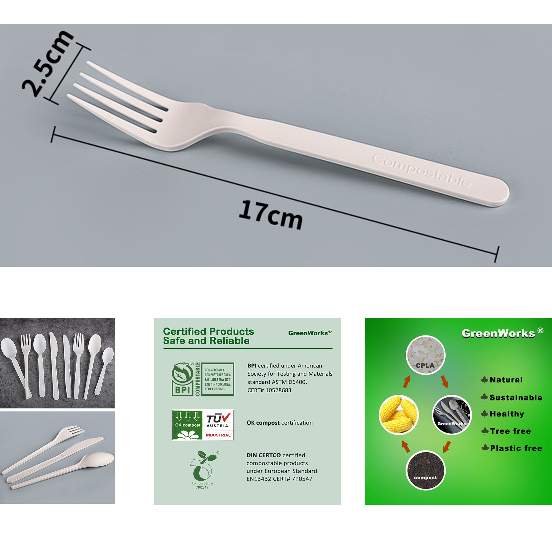 Compostable Forks 2