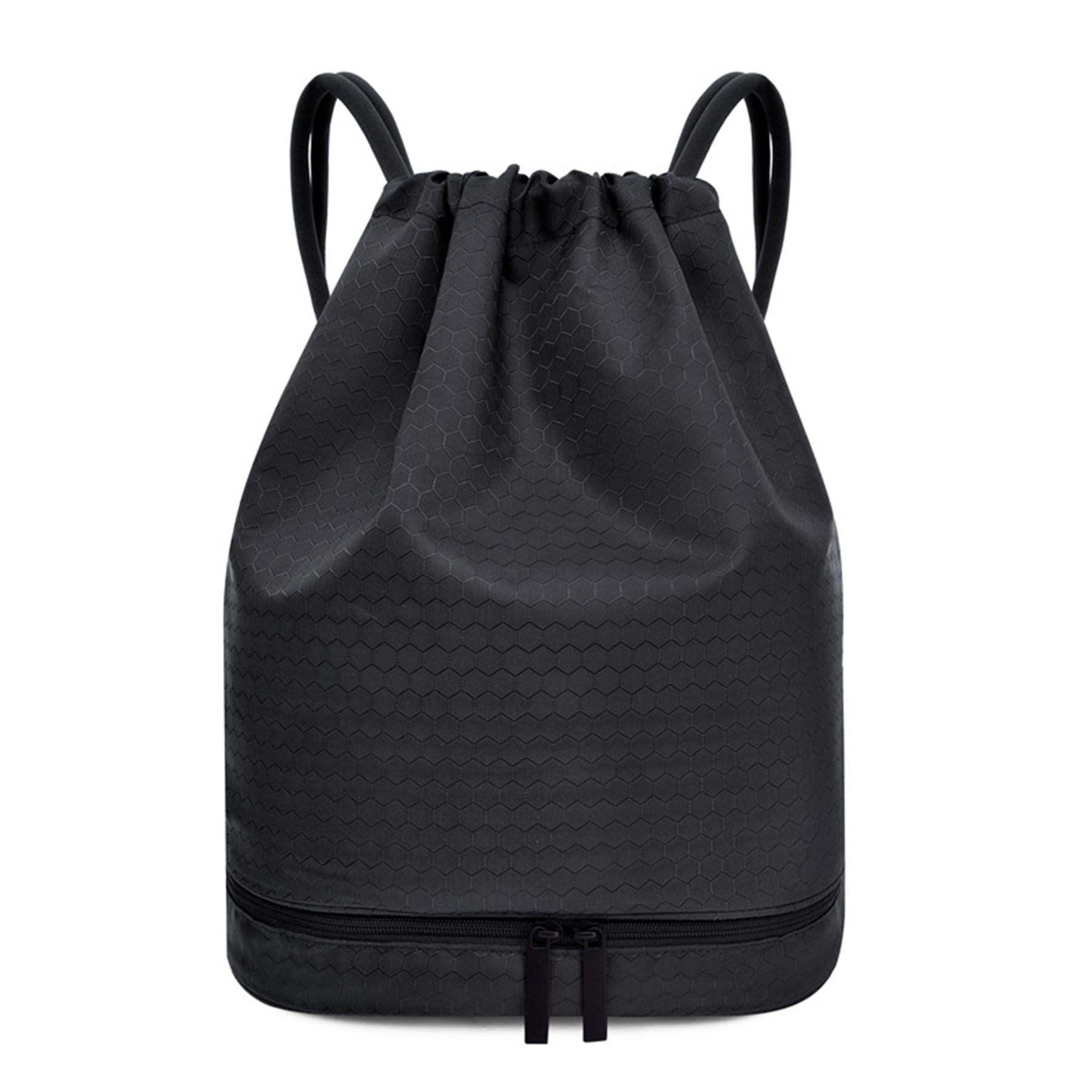 Polyester Dry Wet Separation Sports Drawstring Backpack 15