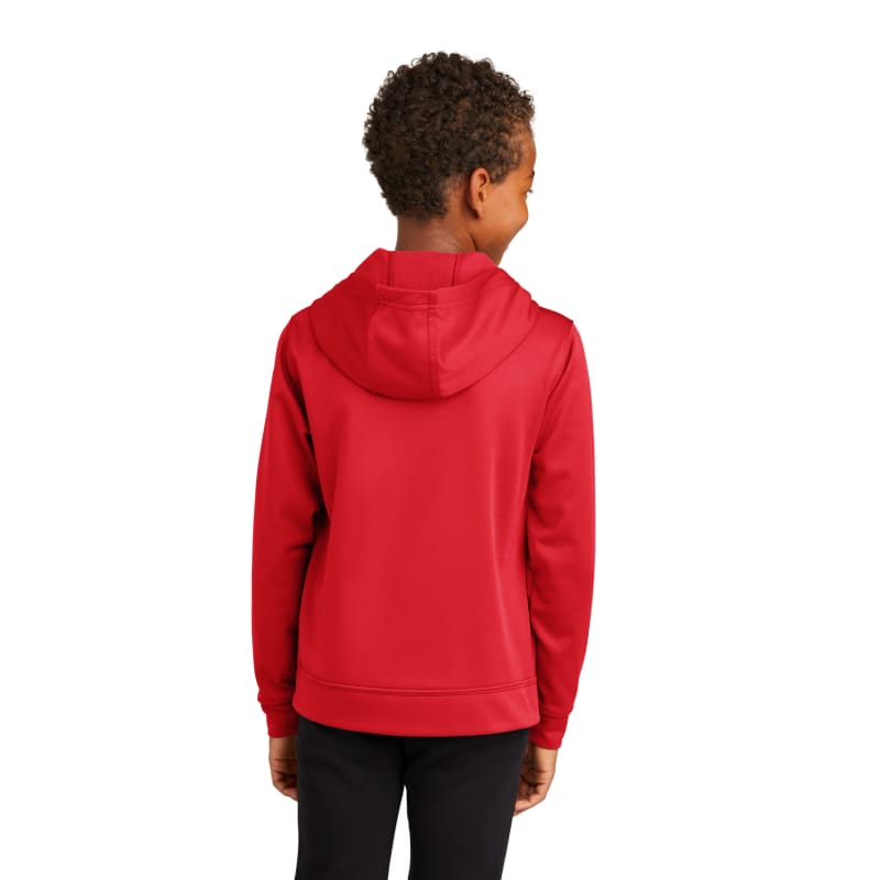 Port & Company Youth Performance Fleece Pullover Hooded Sweatshirt. 4