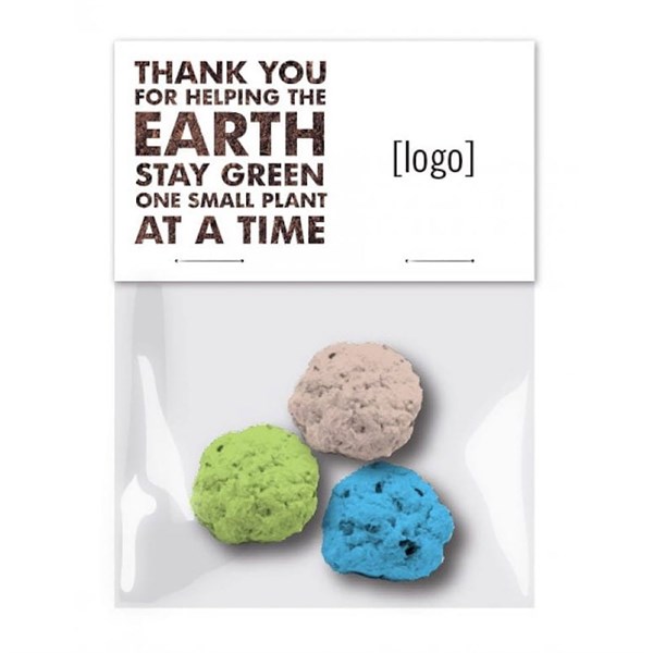 Earth Day Seed Paper Bomb Cello, 3 Pack 11