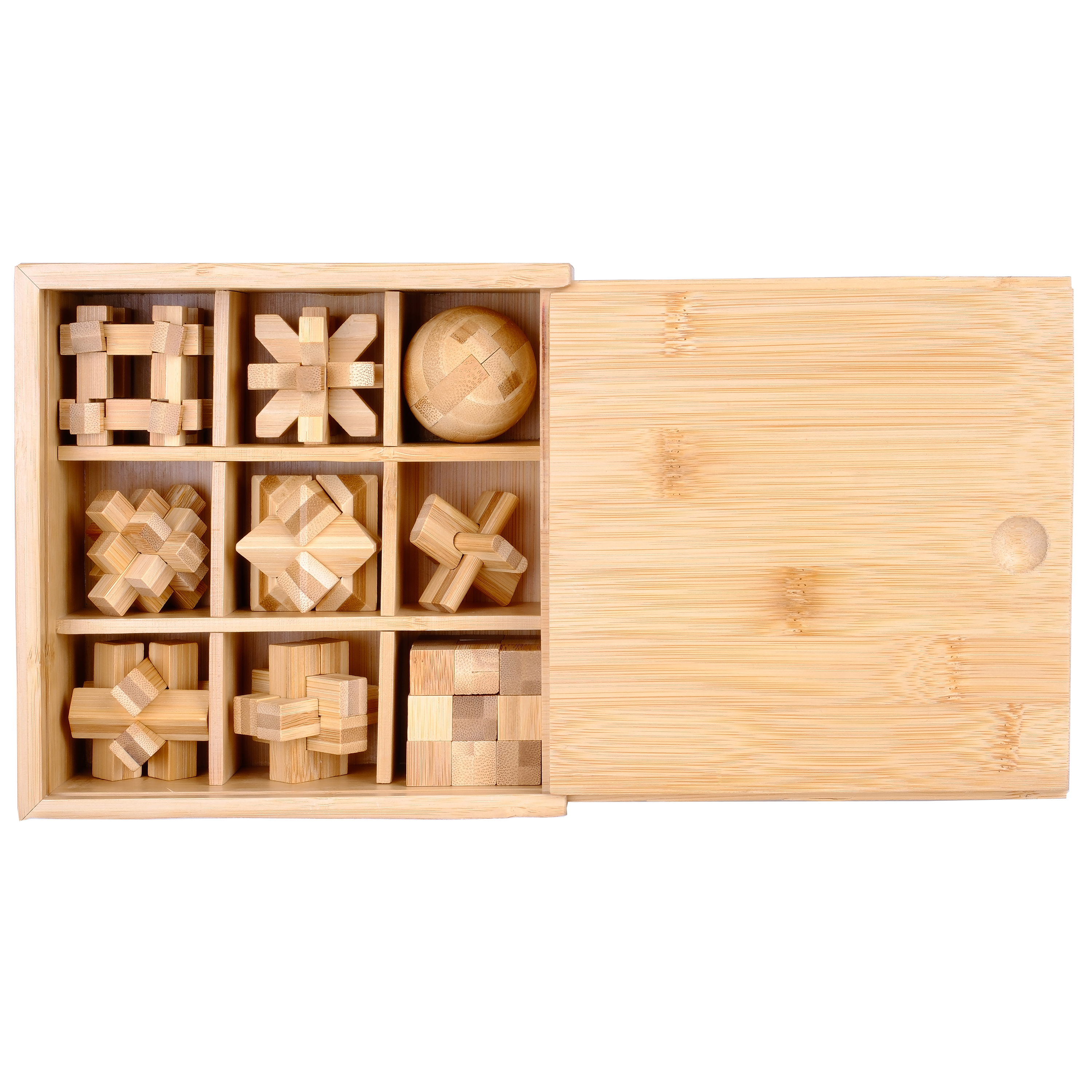Bamboo Brainteaser Puzzle Set 11