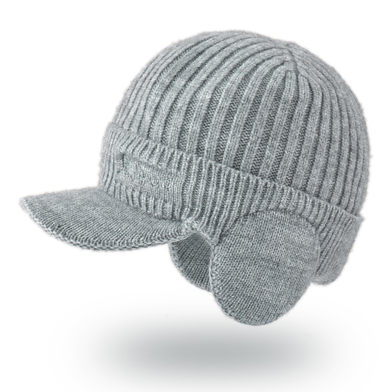 Knit Beanie Winter Fleece Lined Skull Cap w/ Ear Flaps 6