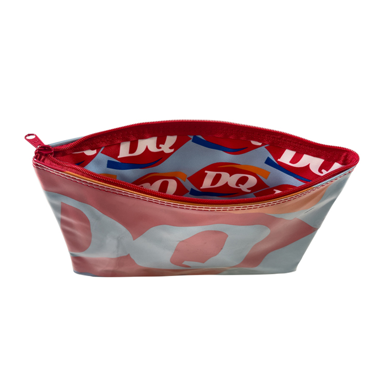Small Sublimated Lined & Clear Exterior Pouch w/ Gusset 6