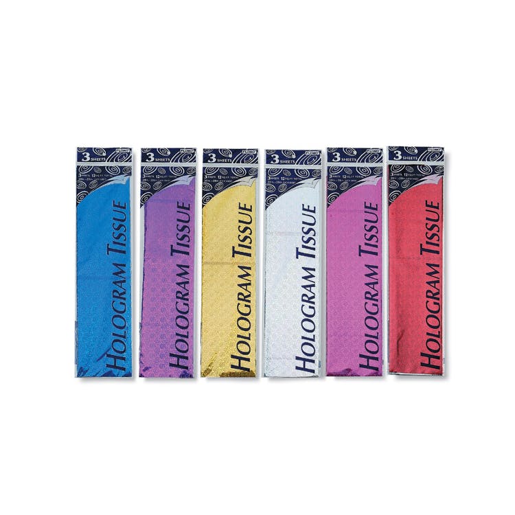 Christmas Tissue Paper - Hologram 3 Pack, promotional household item with logo imprint 2