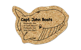 Whale Cork Coaster 2