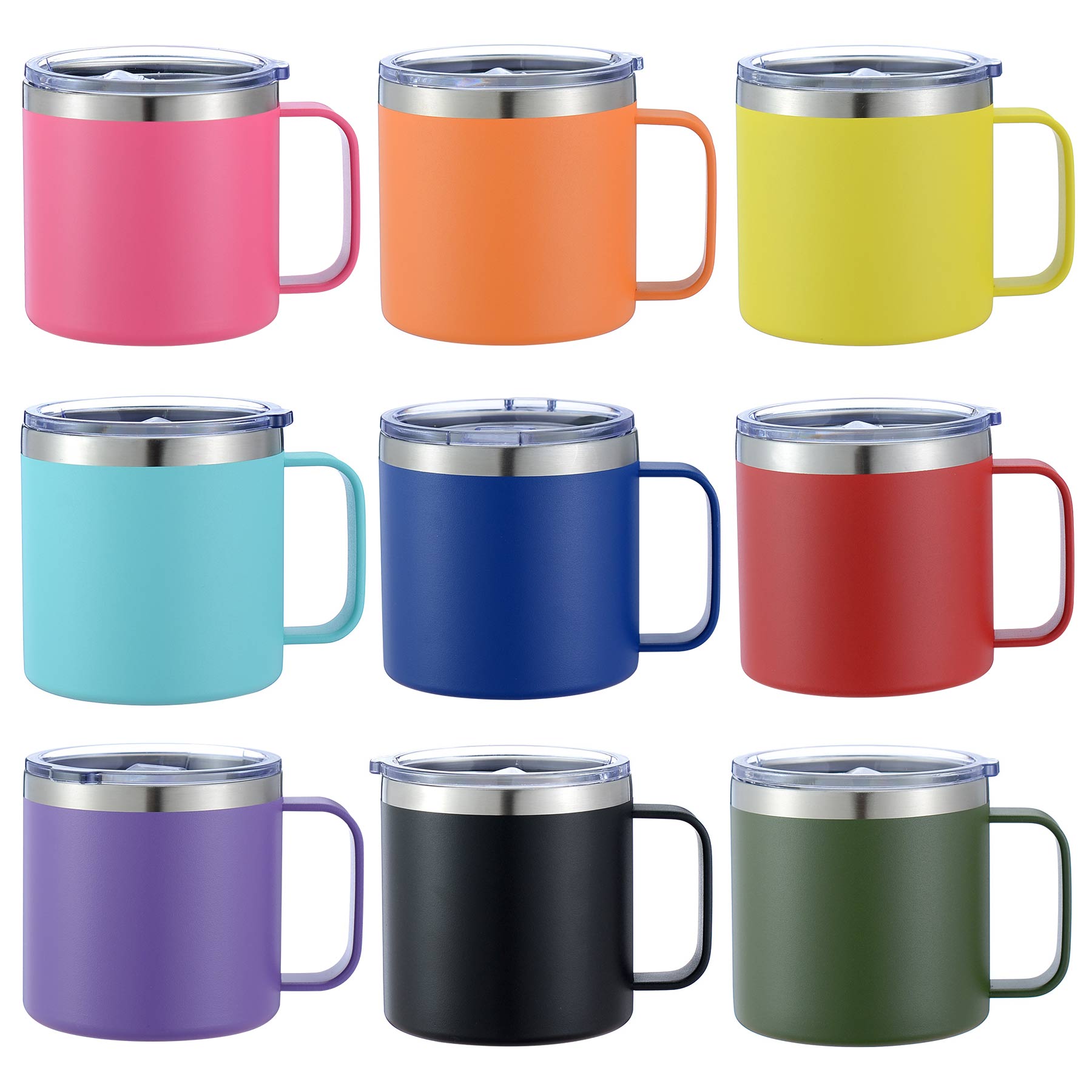 14oz Stainless Insulated Coffee Mugs Cups 1