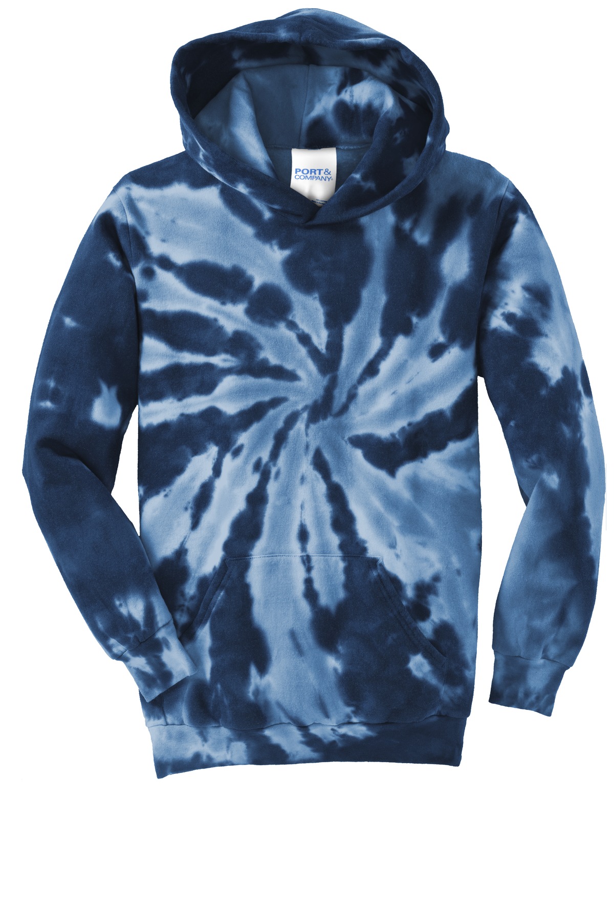 Port & Co Youth Tie-Dye Pullover Hooded Sweatshirt. PC146Y 62