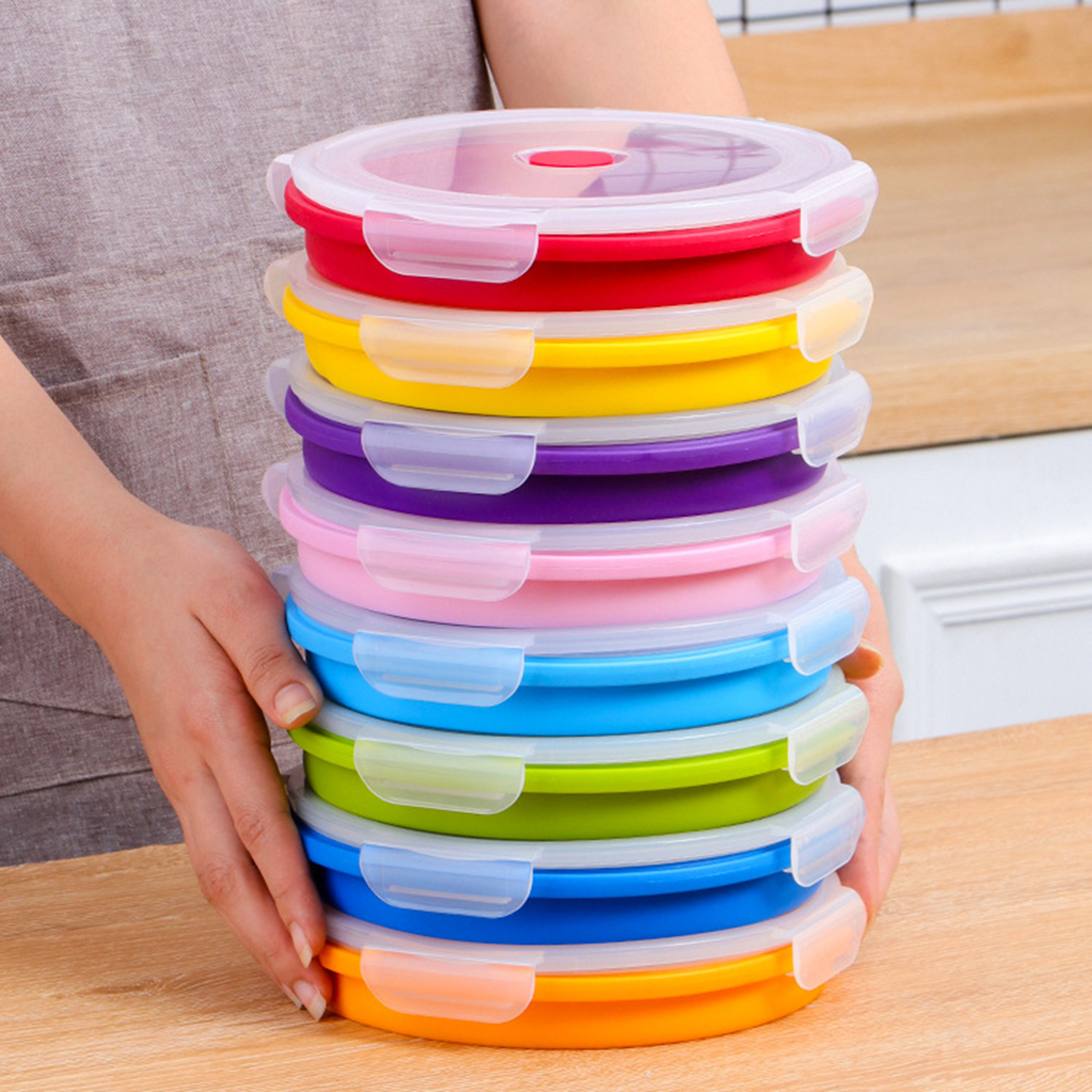 Foldable Collapsible Food Container 2