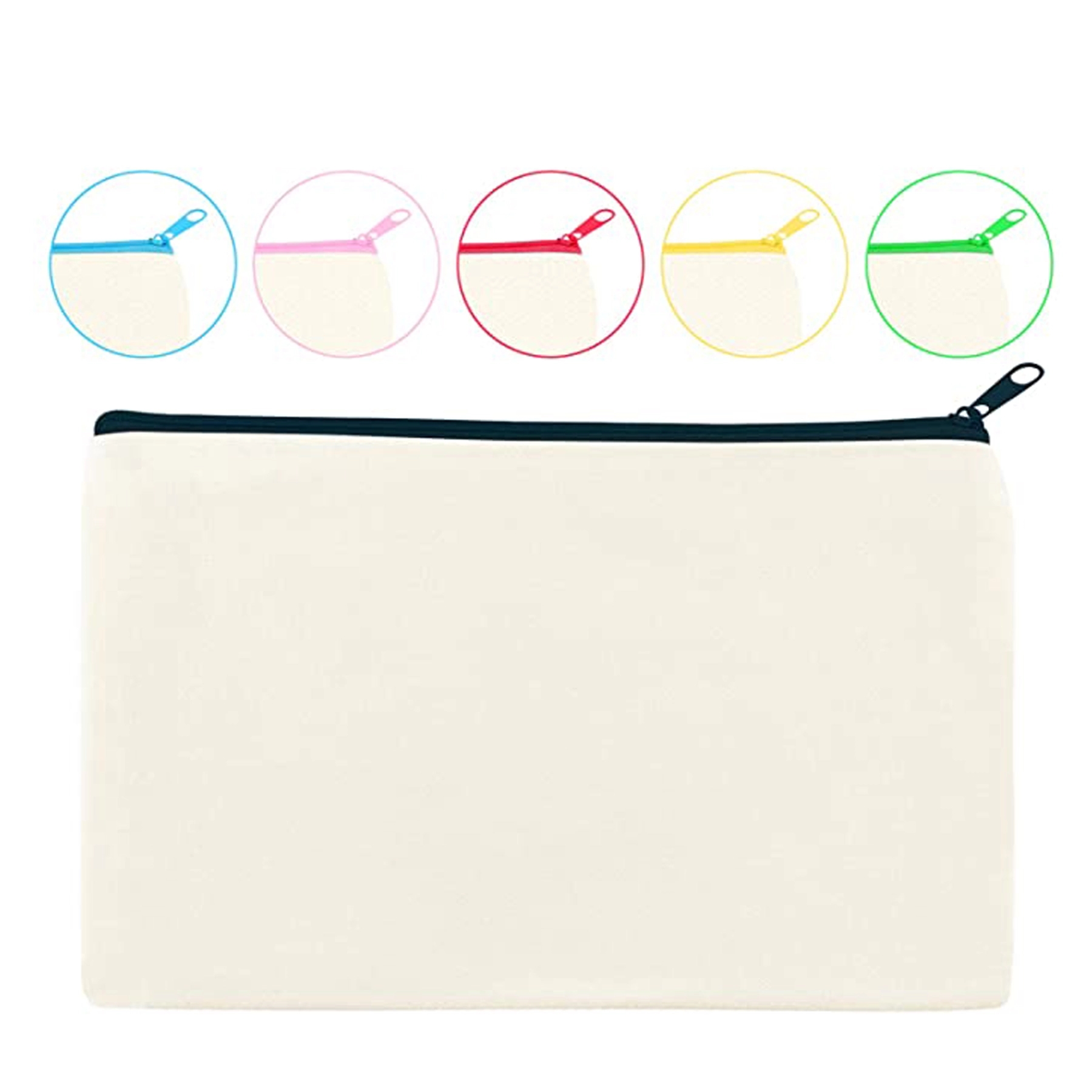 Multi-Color Zipper Pouch Pencil Case 1